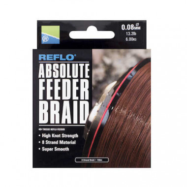 Modelo Preston - Reflo Absolute Feeder Braid 150mt