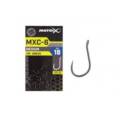 Modelo Anzuelo Matrix - MXC-6 - Barbed Eyed (PTFE) 10pcs