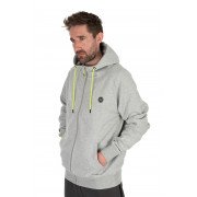Matrix Full Zip Hoody Marl Grey/Lime (Black Edition) - XXXL