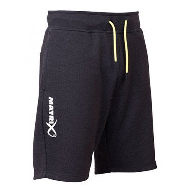 Model - Matrix Minimal Black Marl Jogger Shorts
