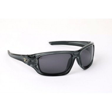 Matrix Glasses - Wraps Trans Black / Grey Lense