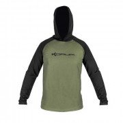 Korum Dri-Active Hooded Longsleeve T-Shirt - L