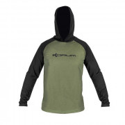 Korum Dri-Active Hooded Longsleeve T-Shirt - XL