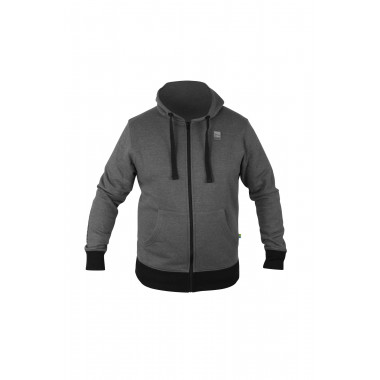 Modelo Preston Grey Zip Hoodie
