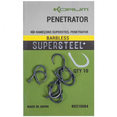 Modelo Korum Penetrator Barbless Hooks