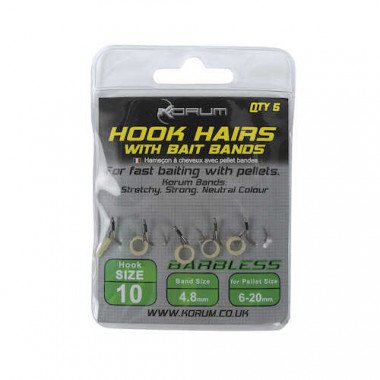 Modell - Korum Hook Hairs With Bait Bands